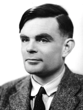 Alan Turing height profile photo