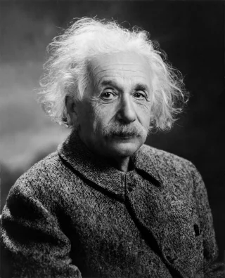 Albert Einstein height profile photo