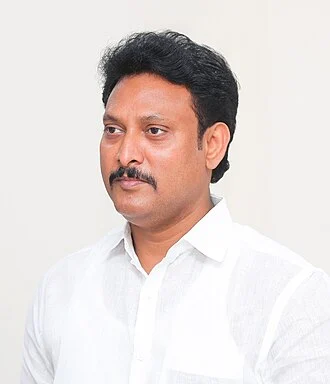 Anbil Mahesh Poyyamozhi height profile photo