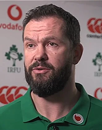 Andy Farrell height profile photo