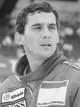 Ayrton Senna height profile photo
