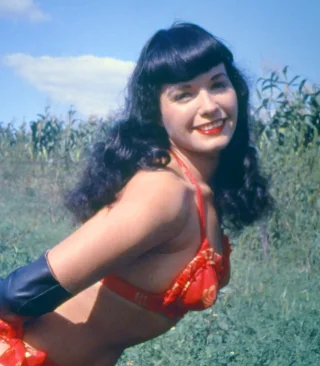 Bettie Page height profile photo