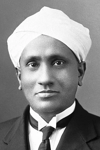 C. V. Raman height profile photo