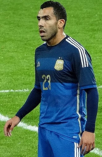 Carlos Tevez height profile photo