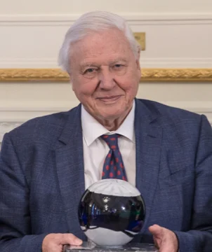 David Attenborough height profile photo