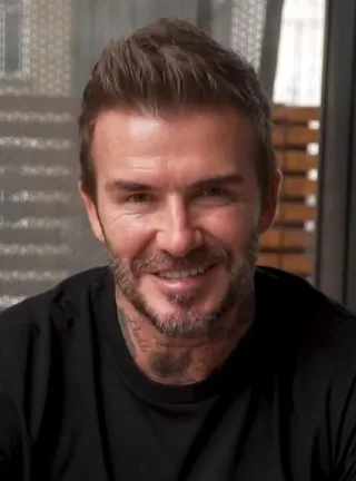 David Beckham height profile photo