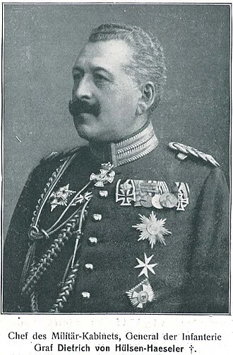 Dietrich von Hülsen-Haeseler height profile photo