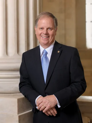 Doug Jones (politician) height profile photo