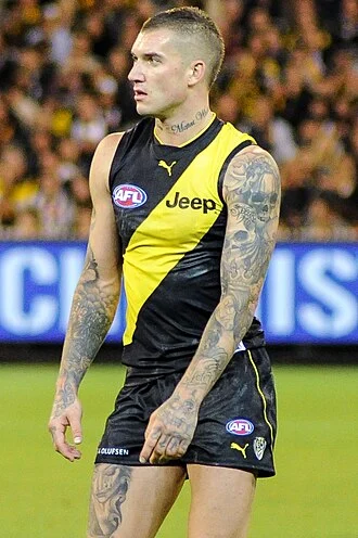Dustin Martin height profile photo