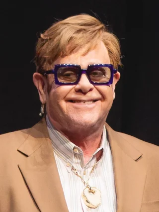 Elton John height profile photo