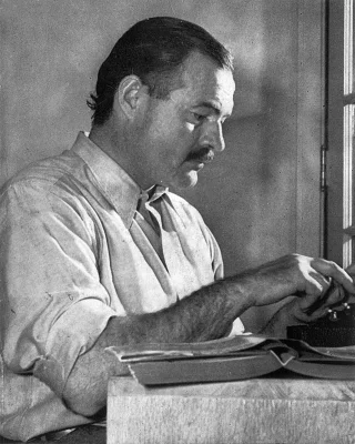 Ernest Hemingway height profile photo