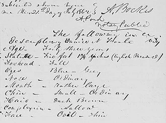 Eunice Newton Foote height profile photo