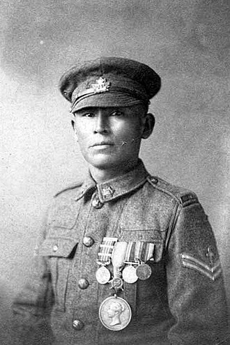 Francis Pegahmagabow height profile photo