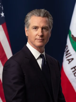 Gavin Newsom height profile photo