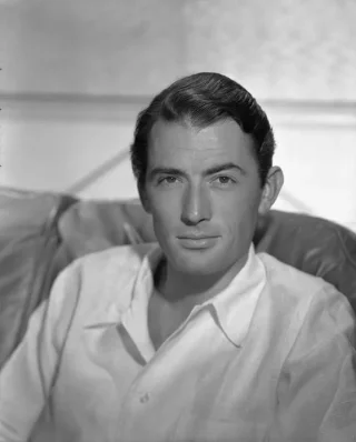 Gregory Peck height profile photo