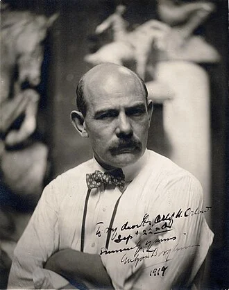 Gutzon Borglum height profile photo