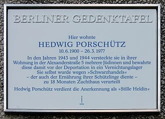 Hedwig Porschütz height profile photo