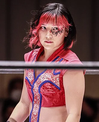 Hikaru Shida height profile photo