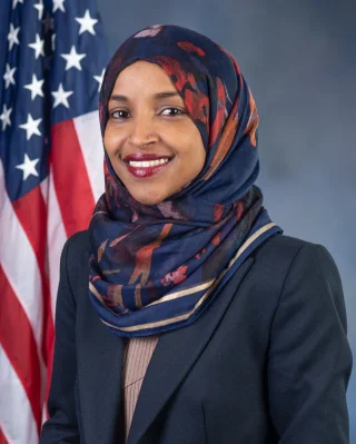 Ilhan Omar height profile photo