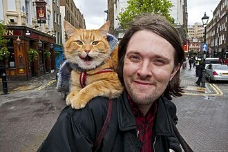 James Bowen (author) height profile photo