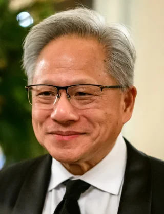 Jensen Huang height profile photo