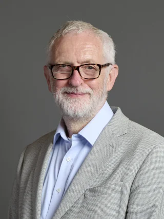 Jeremy Corbyn height profile photo