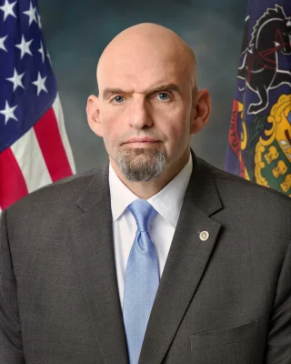 John Fetterman height profile photo
