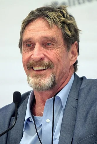 John McAfee height profile photo