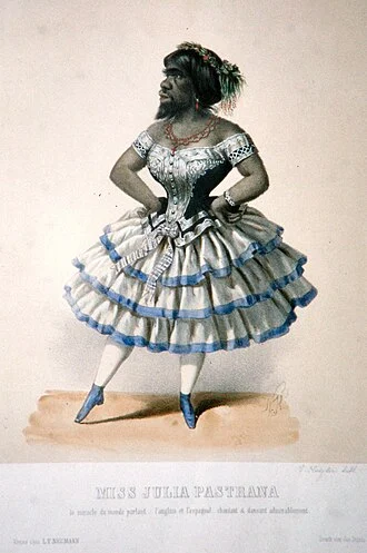 Julia Pastrana height profile photo