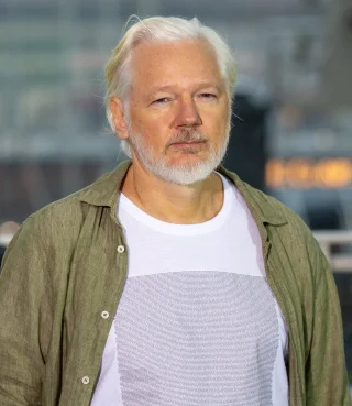 Julian Assange height profile photo