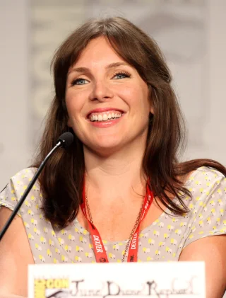 June Diane Raphael height profile photo