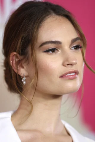 Lily James height profile photo