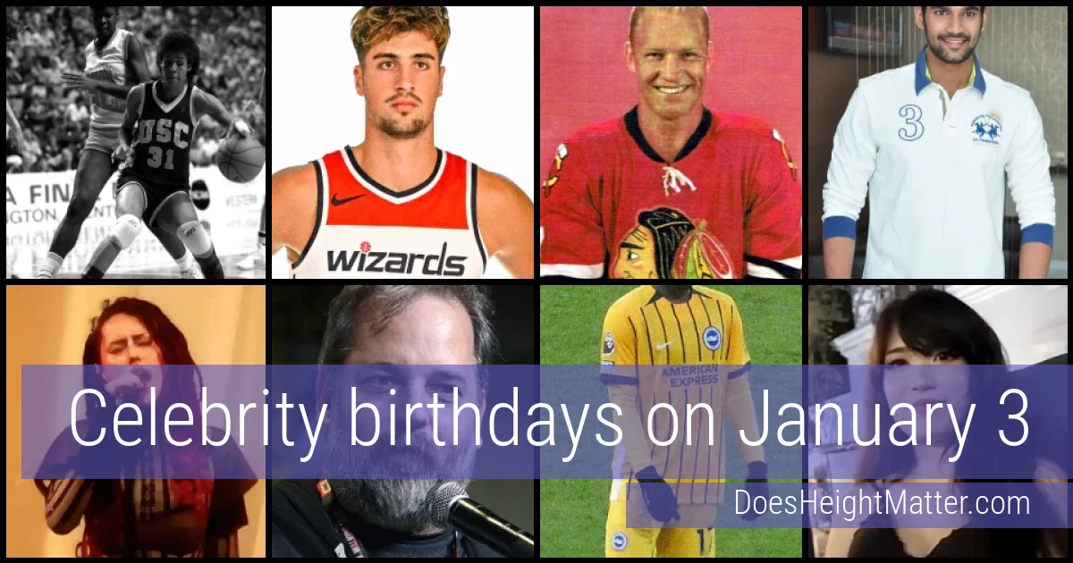 People born on January 3