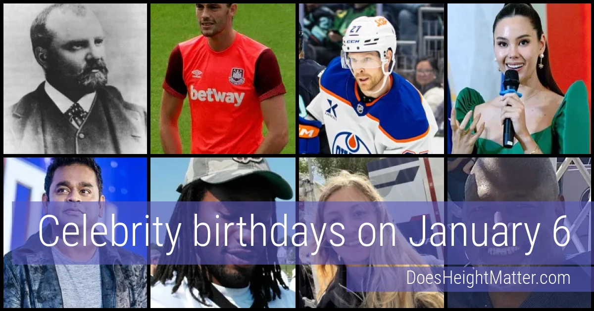 People born on January 6