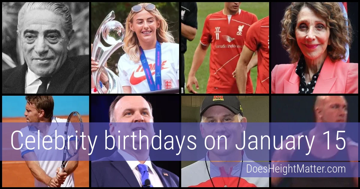 People born on January 15
