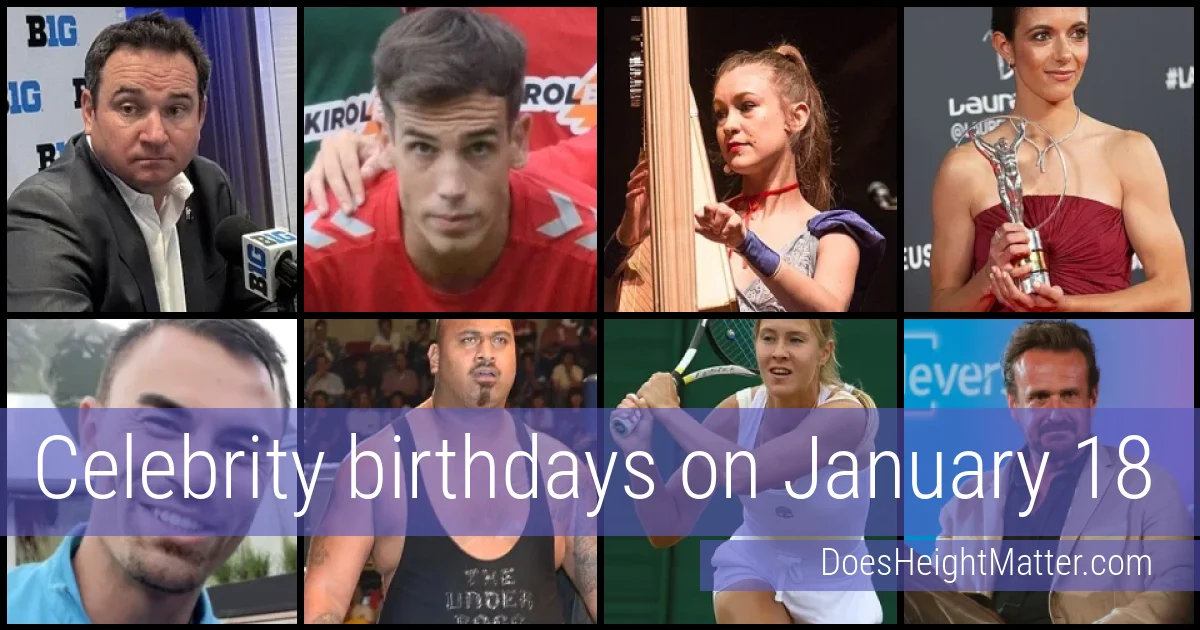 People born on January 18