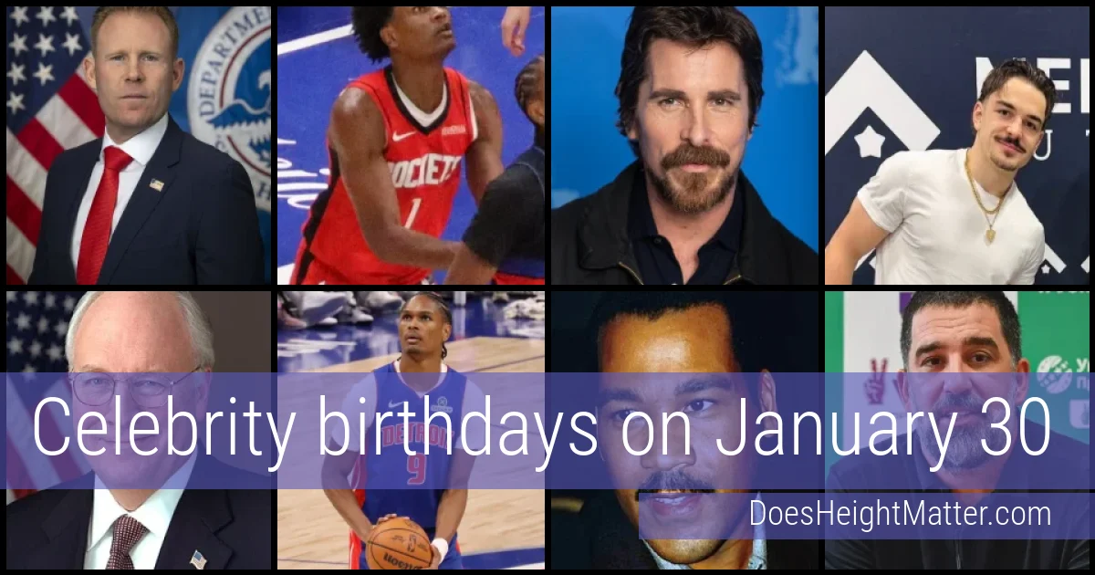 People born on January 30