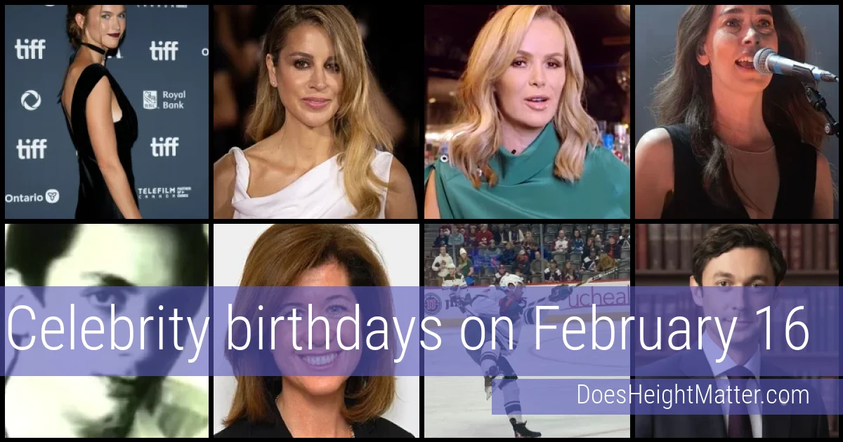 People born on February 16