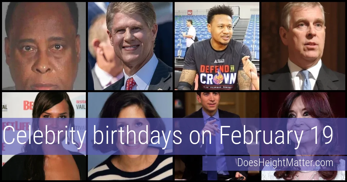 People born on February 19