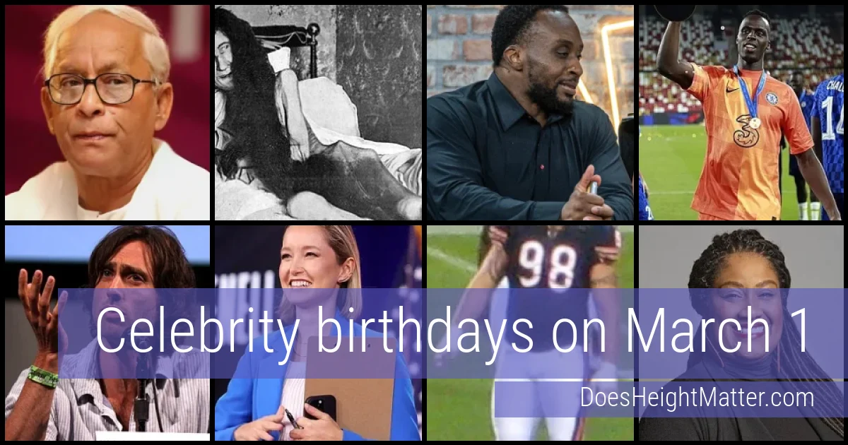 People born on March 1