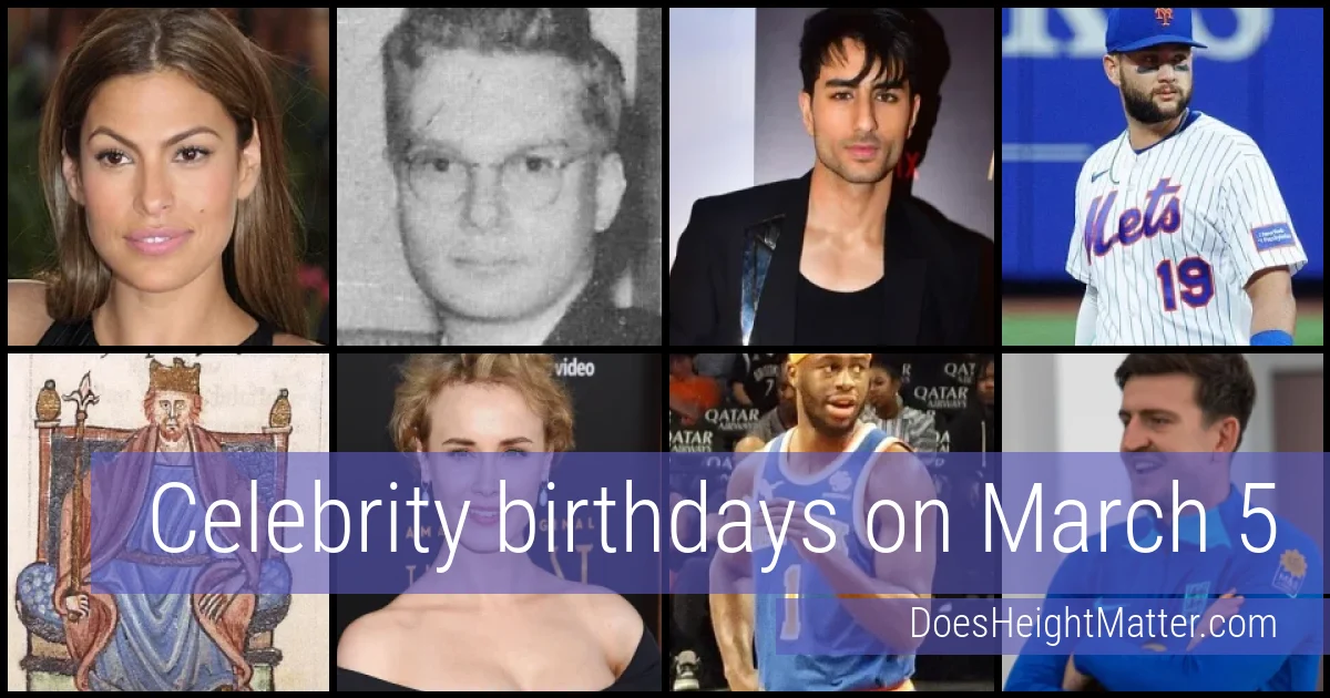 People born on March 5