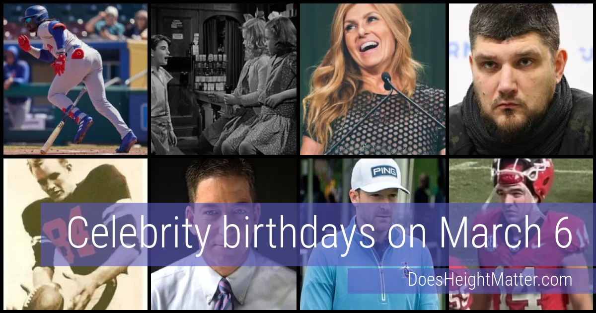 People born on March 6