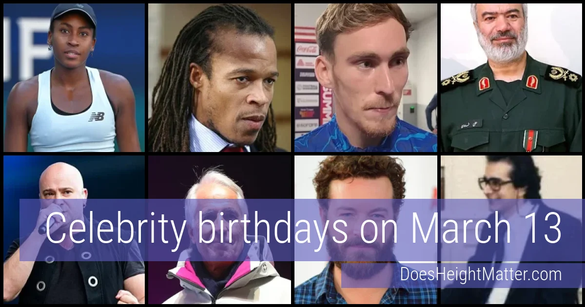 People born on March 13