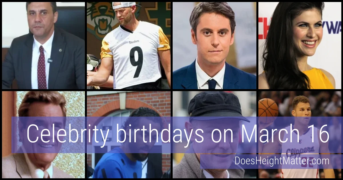 People born on March 16