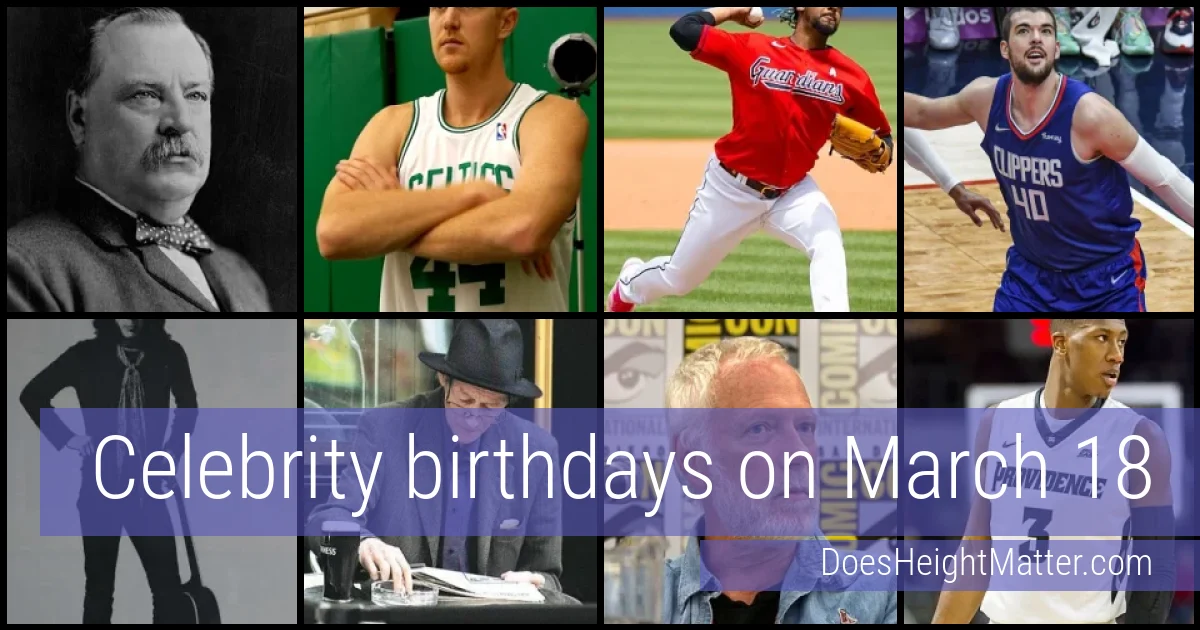 People born on March 18
