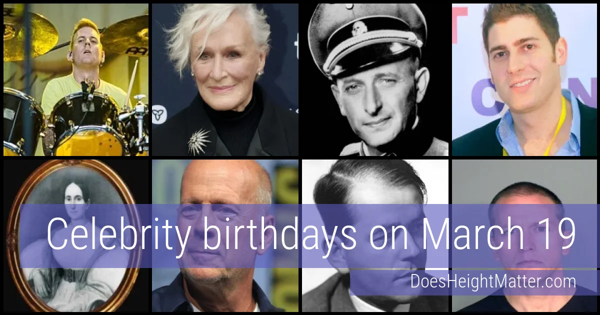 People born on March 19