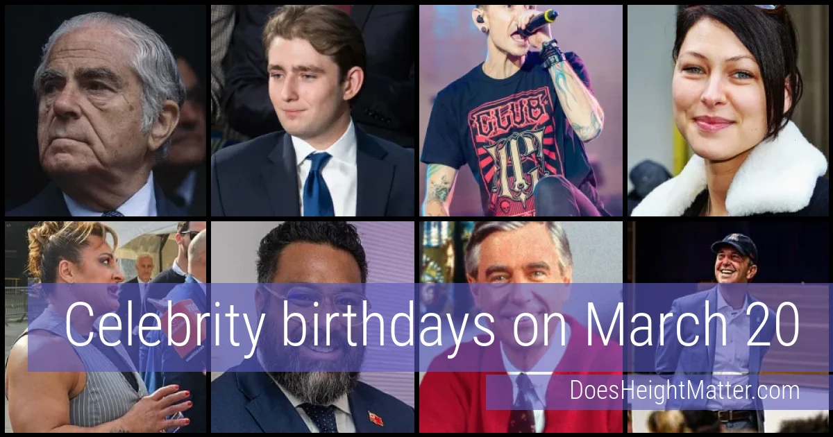 People born on March 20