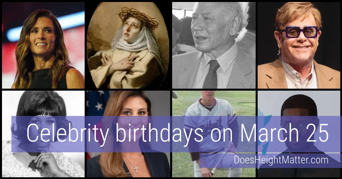People born on March 25