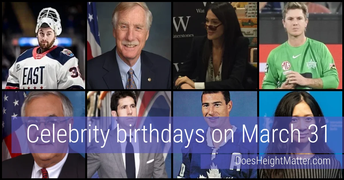 People born on March 31