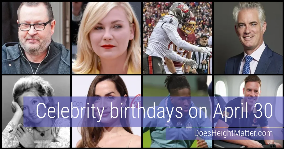 People born on April 30